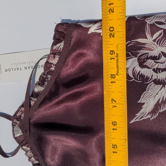 Morgan Taylor Matching Floral Brown Nighty & Robe XL New w/tags - Picture 12 of 14